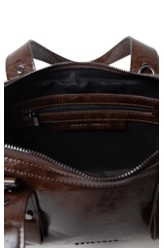 Bolsa Baguette Bag Kaya Ellus Marrom