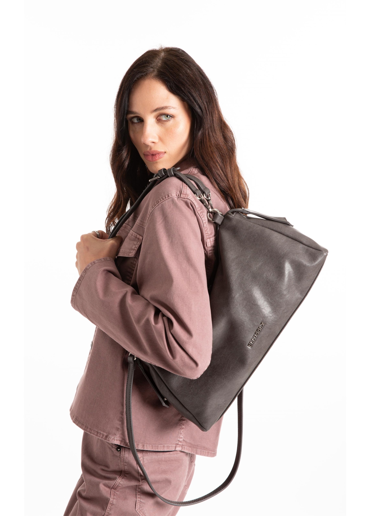 Bolsa Baguettemillie Ellus Dark Gray