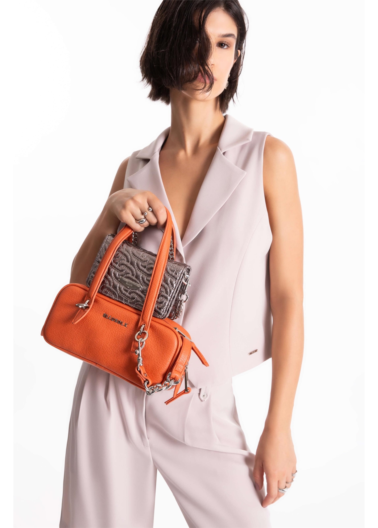 Bolsa Bowling Bag Marie Laranja