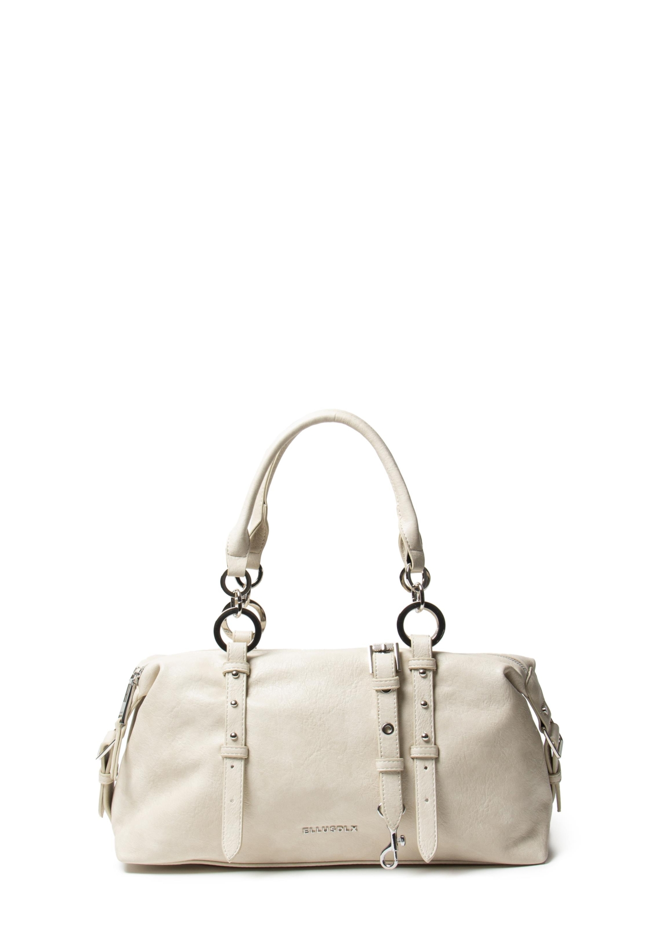 Bolsa Bowling Bag Nelina Ellus Off White