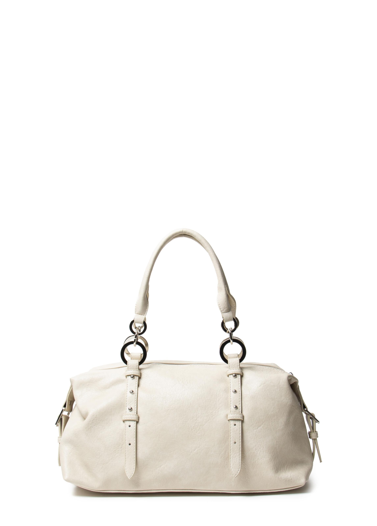 Bolsa Bowling Bag Nelina Ellus Off White