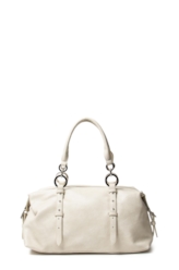 Bolsa Bowling Bag Nelina Ellus Off White