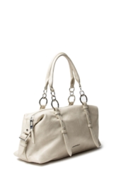 Bolsa Bowling Bag Nelina Ellus Off White