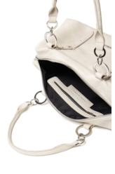 Bolsa Bowling Bag Nelina Ellus Off White