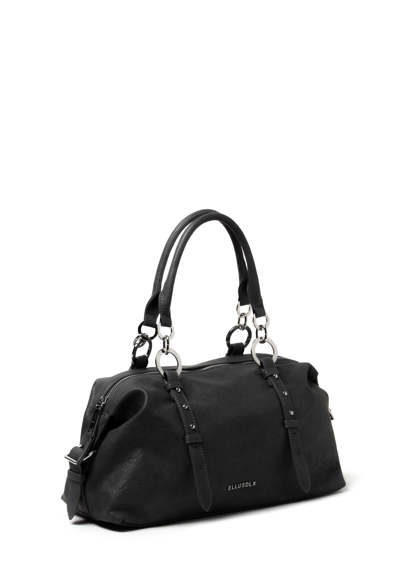 Bolsa Bowling Bag Nelina Ellus Preto