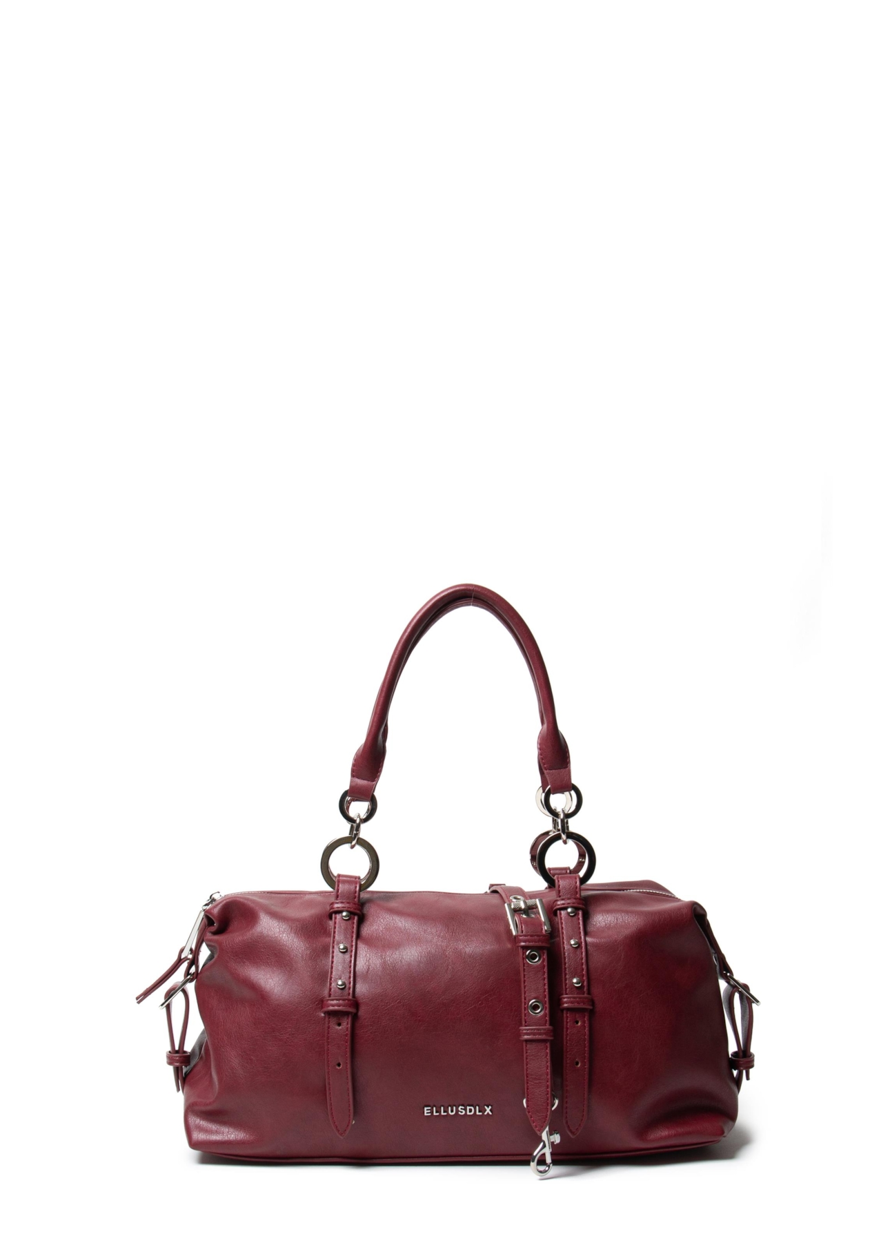 Bolsa Bowling Bag Nelina Ellus Vinho