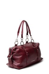 Bolsa Bowling Bag Nelina Ellus Vinho