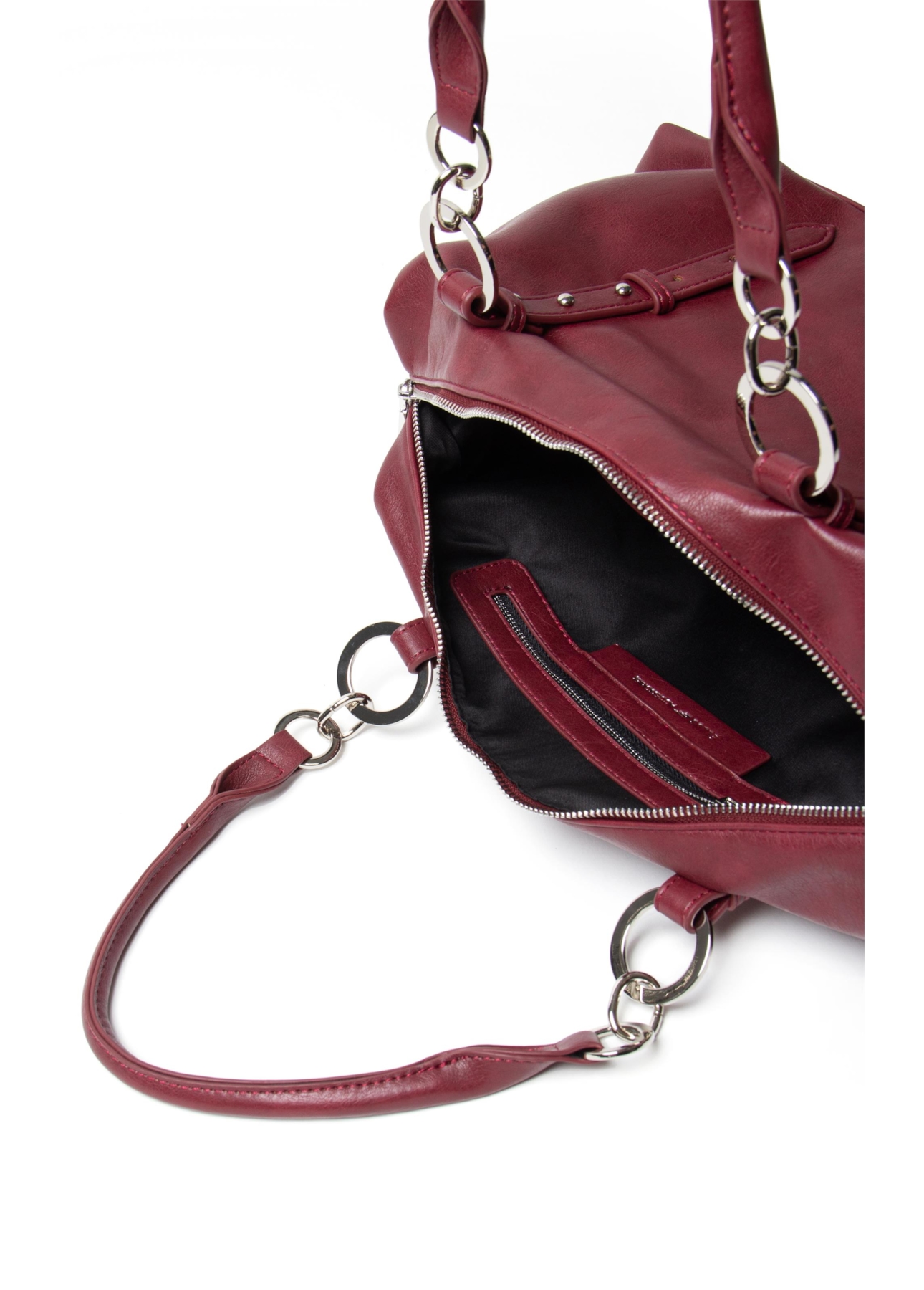 Bolsa Bowling Bag Nelina Ellus Vinho