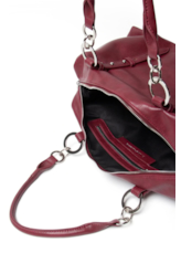 Bolsa Bowling Bag Nelina Ellus Vinho