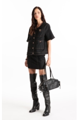 Bolsa Bowling Maya Ellus Preto