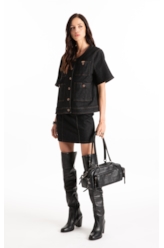Bolsa Bowling Maya Ellus Preto