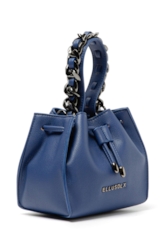 Bolsa Bucket Bag Apple Leather Azul Bic