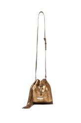 Bolsa Bucket Bag Faux Ellus Cobre