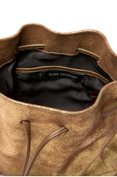 Bolsa Bucket Bag Faux Ellus Cobre