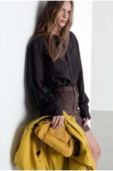 Bolsa Bucket Bag Nylon Crim Bamboo