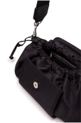 Bolsa Bucket Bag Nylon Crim Preto