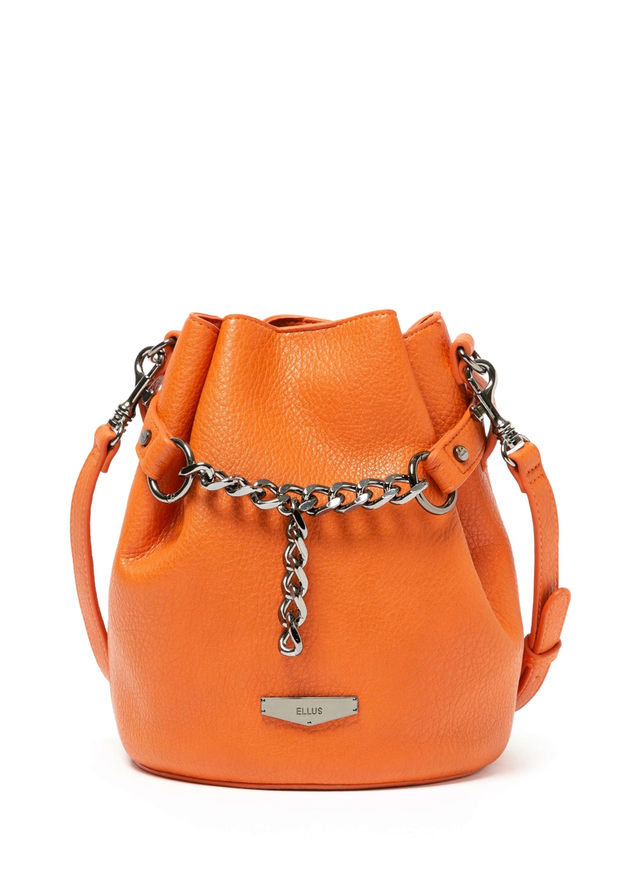 Bolsa Bucket Bag Soft Floater Ellus Laranja