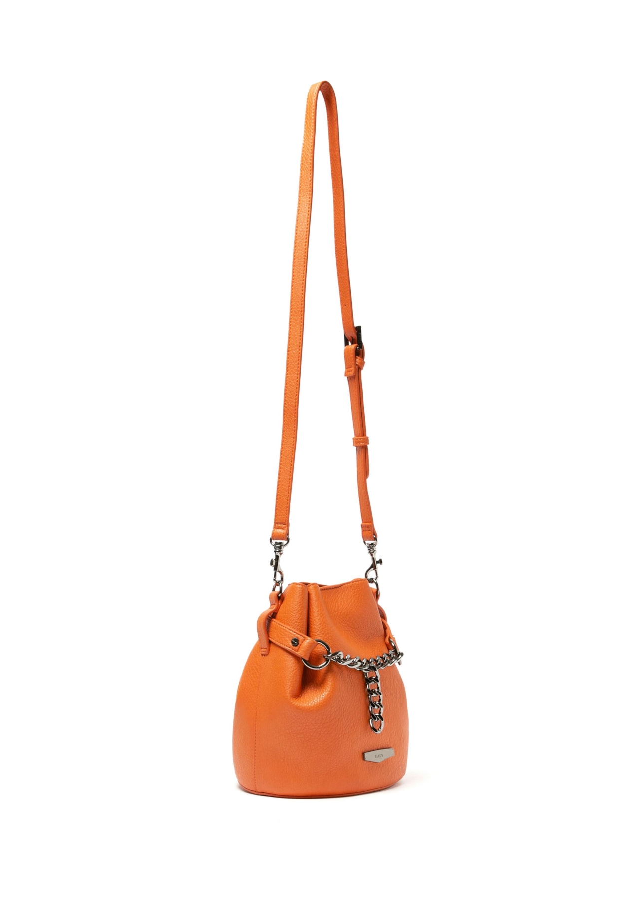 Bolsa Bucket Bag Soft Floater Ellus Laranja