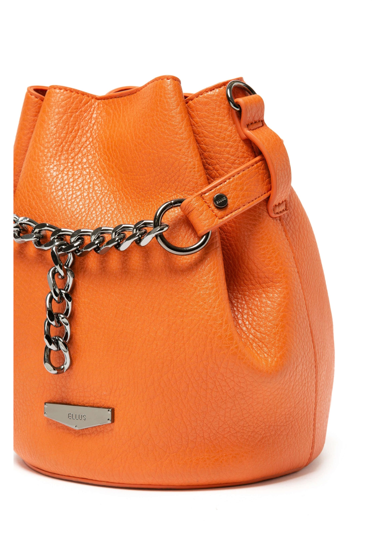 Bolsa Bucket Bag Soft Floater Ellus Laranja