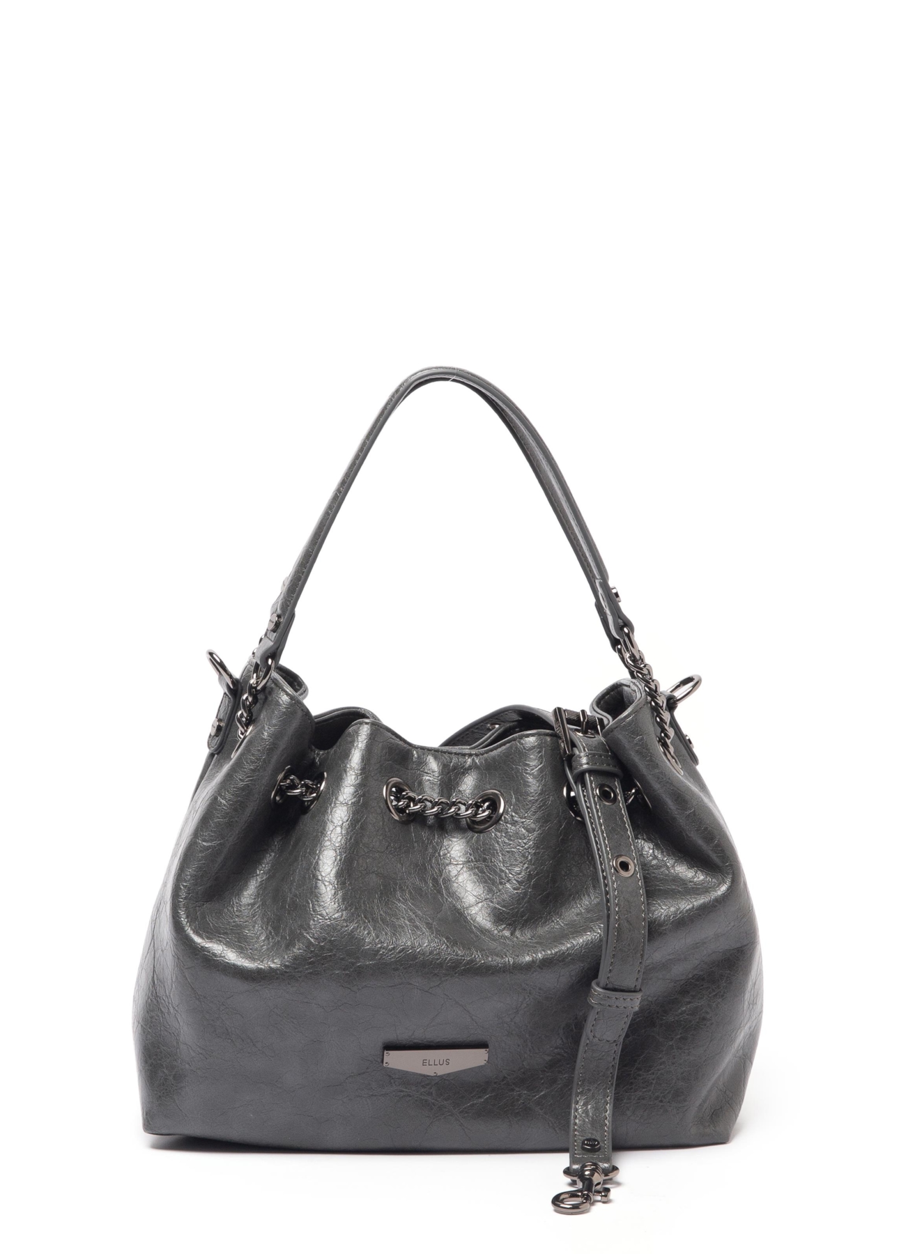 Bolsa Bucket Bag Steph Ellus Grafite