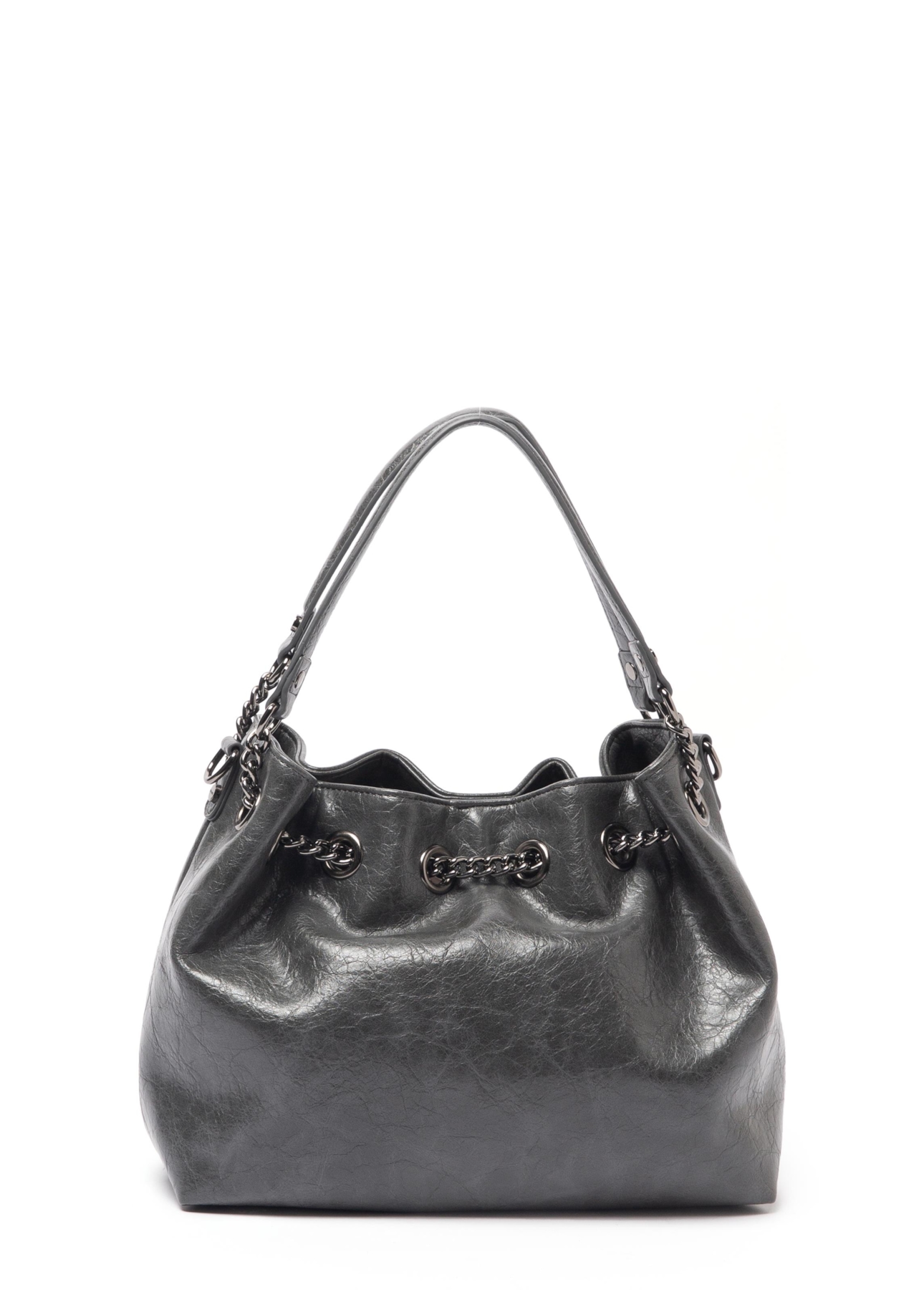 Bolsa Bucket Bag Steph Ellus Grafite