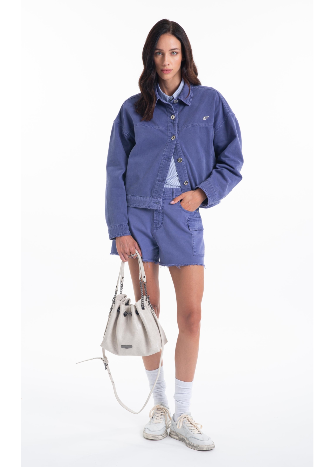 Bolsa Bucket Bag Steph Ellus Off White