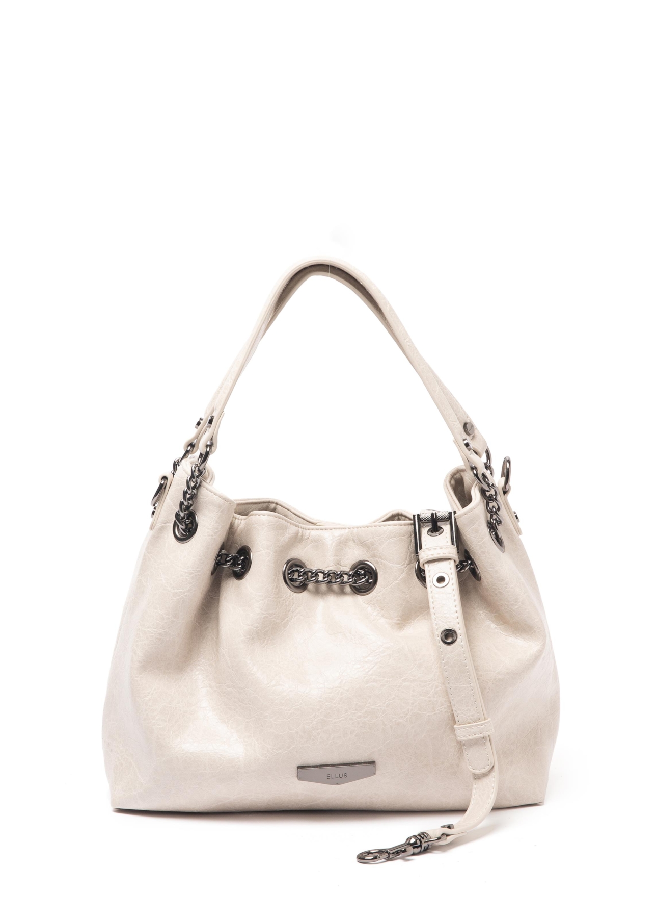 Bolsa Bucket Bag Steph Ellus Off White