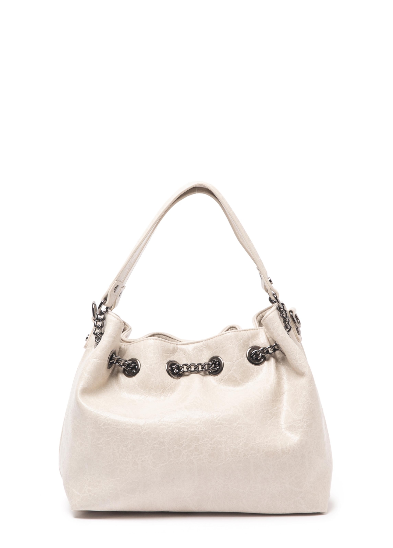 Bolsa Bucket Bag Steph Ellus Off White