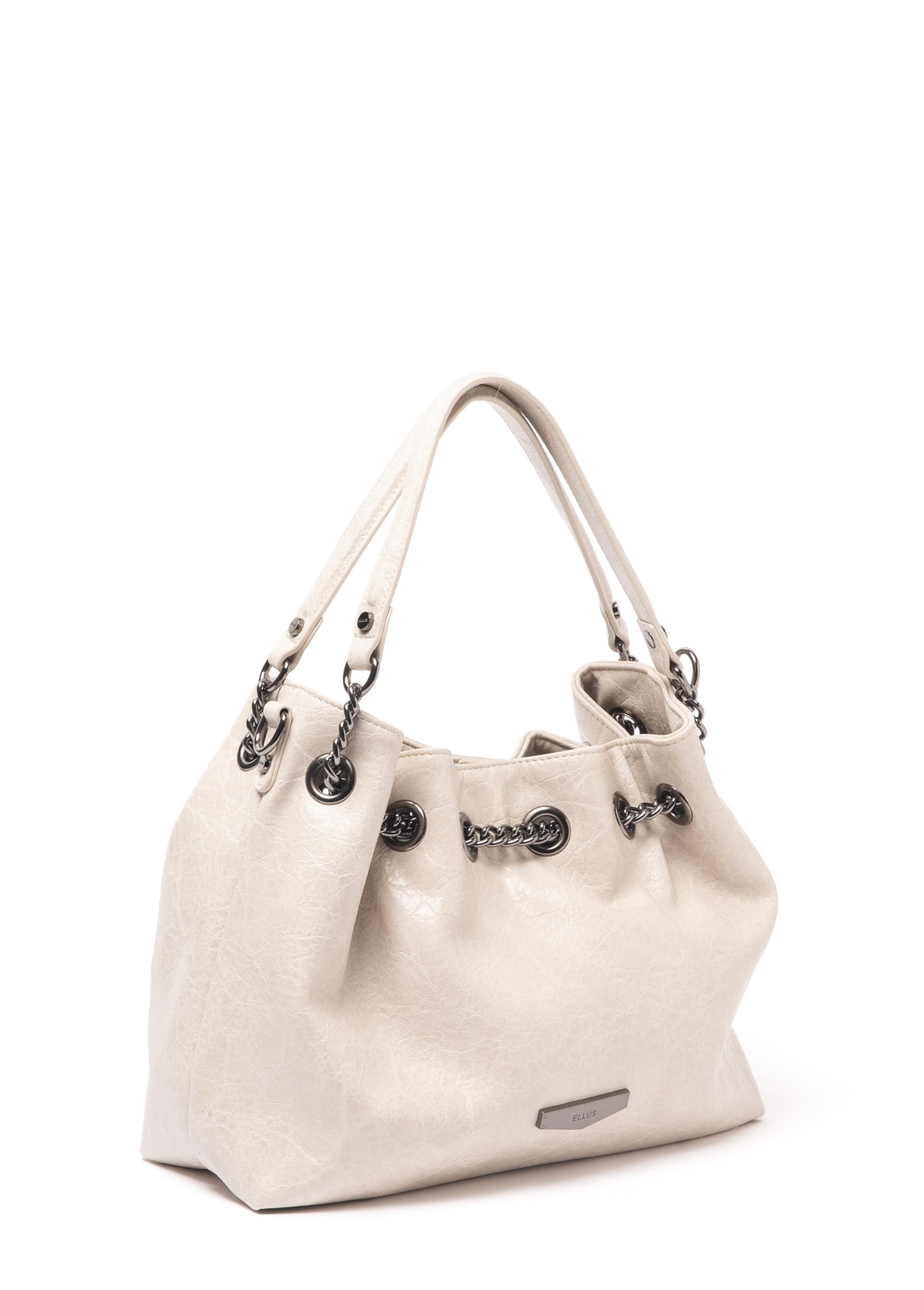 Bolsa Bucket Bag Steph Ellus Off White
