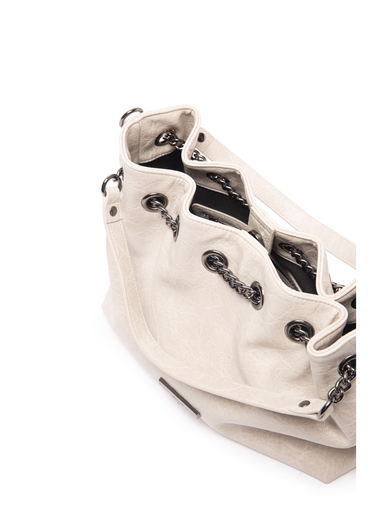 Bolsa Bucket Bag Steph Ellus Off White