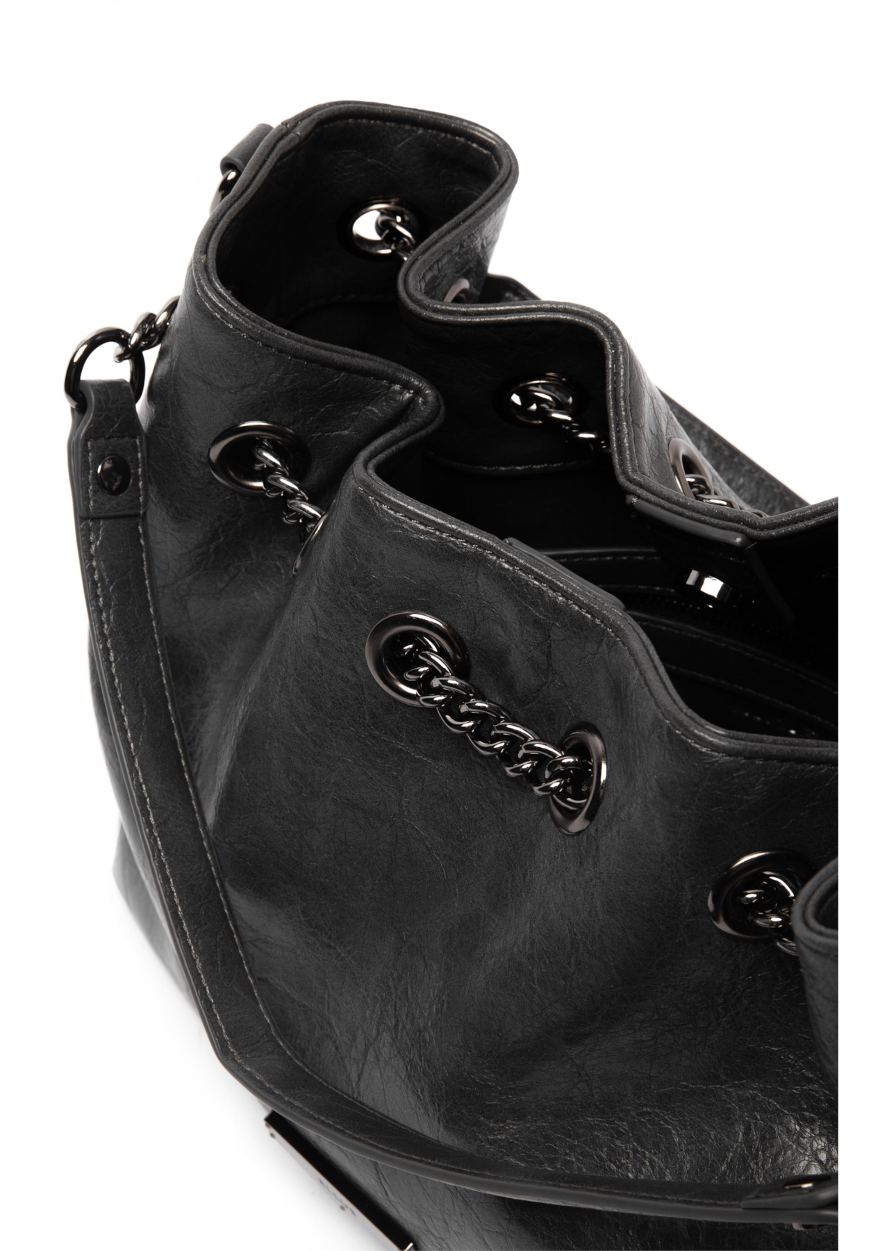 Bolsa Bucket Bag Steph Ellus Preto
