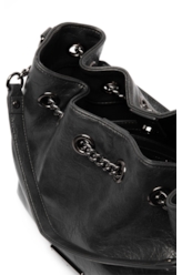 Bolsa Bucket Bag Steph Ellus Preto