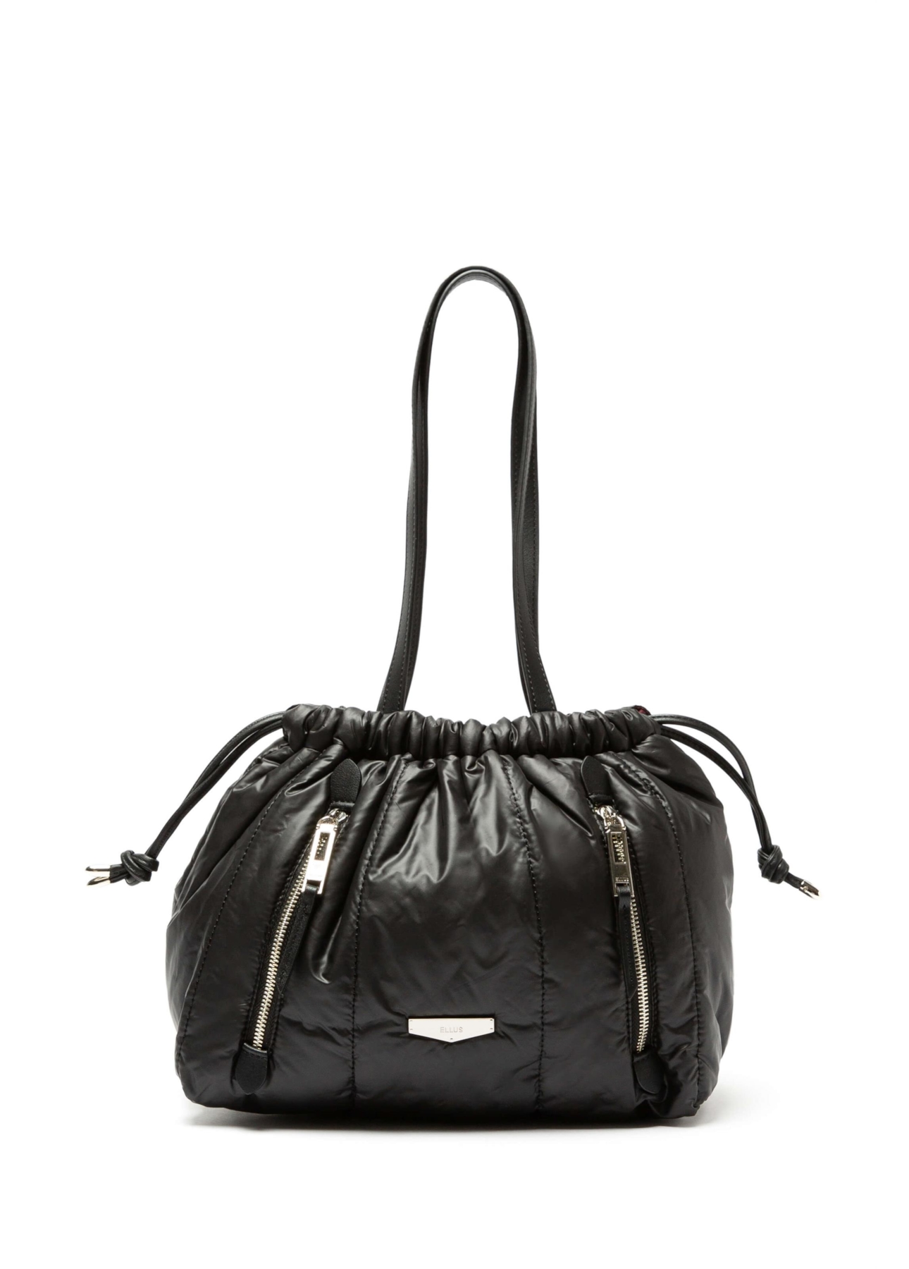 Bolsa Bucket Nylon Puffer Ellus Preto