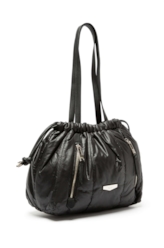Bolsa Bucket Nylon Puffer Ellus Preto