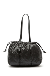 Bolsa Bucket Nylon Puffer Ellus Preto