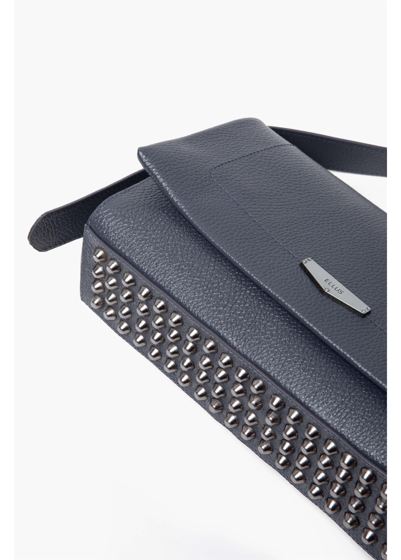 Bolsa Callie Leather Bag Dark Navy