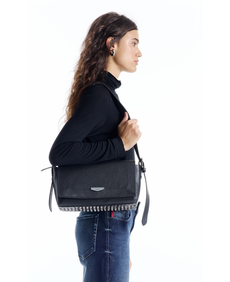 Bolsa Callie Leather Bag Preto