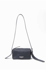 Bolsa Callie Leather Camera Dark Navy