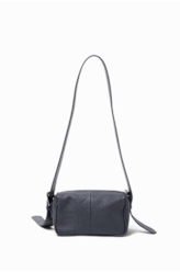 Bolsa Callie Leather Camera Dark Navy