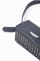 Bolsa Callie Leather Camera Dark Navy