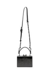 Bolsa Clutch Metal Detail Ellus Preto