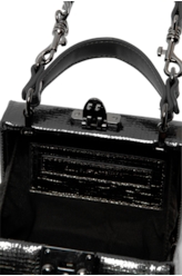Bolsa Clutch Metal Detail Ellus Preto