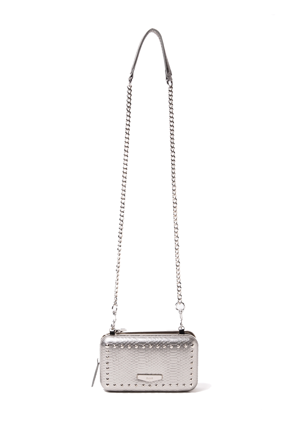 Bolsa Clutch Mia Ellus Prata