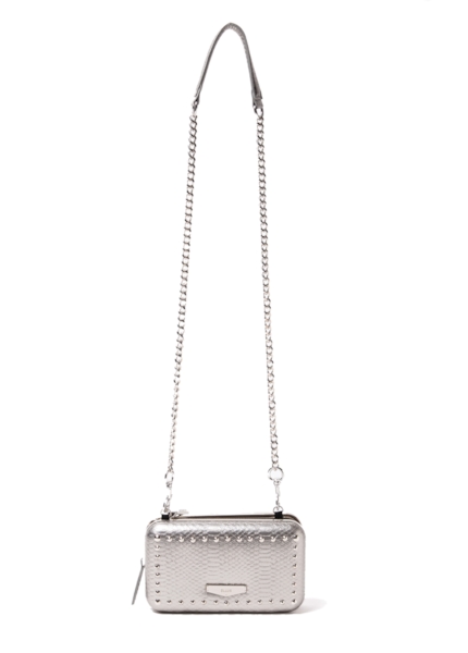 Bolsa Clutch Mia Ellus Prata