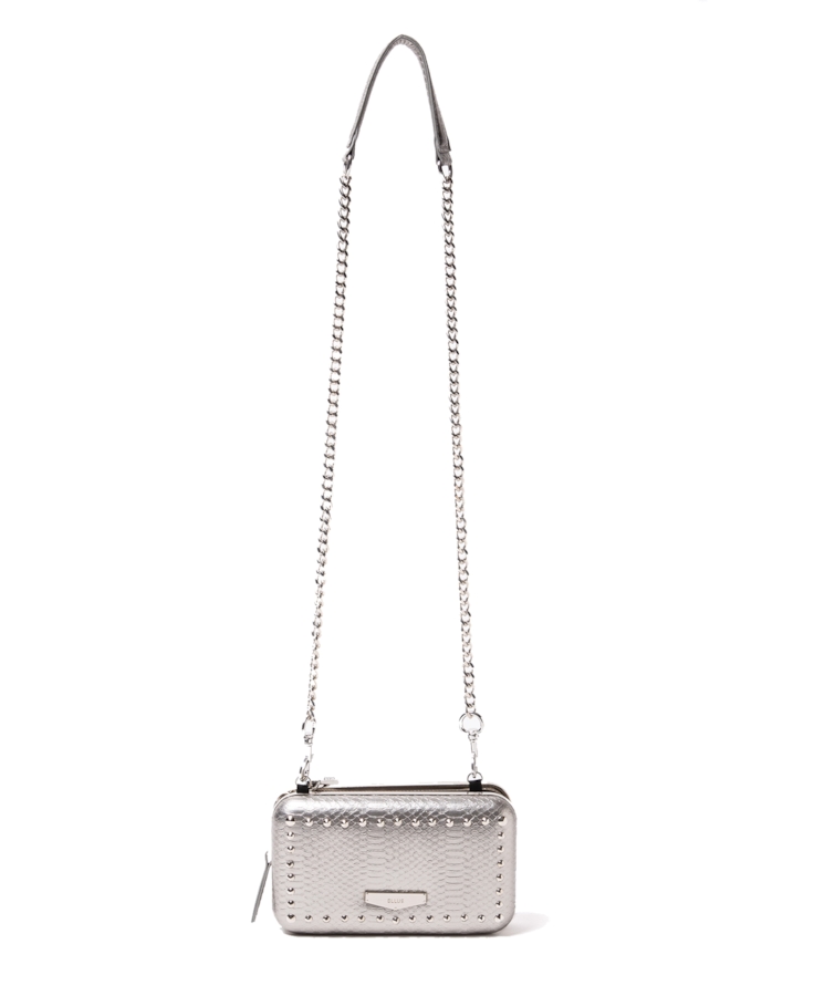 Bolsa Clutch Mia Ellus Prata