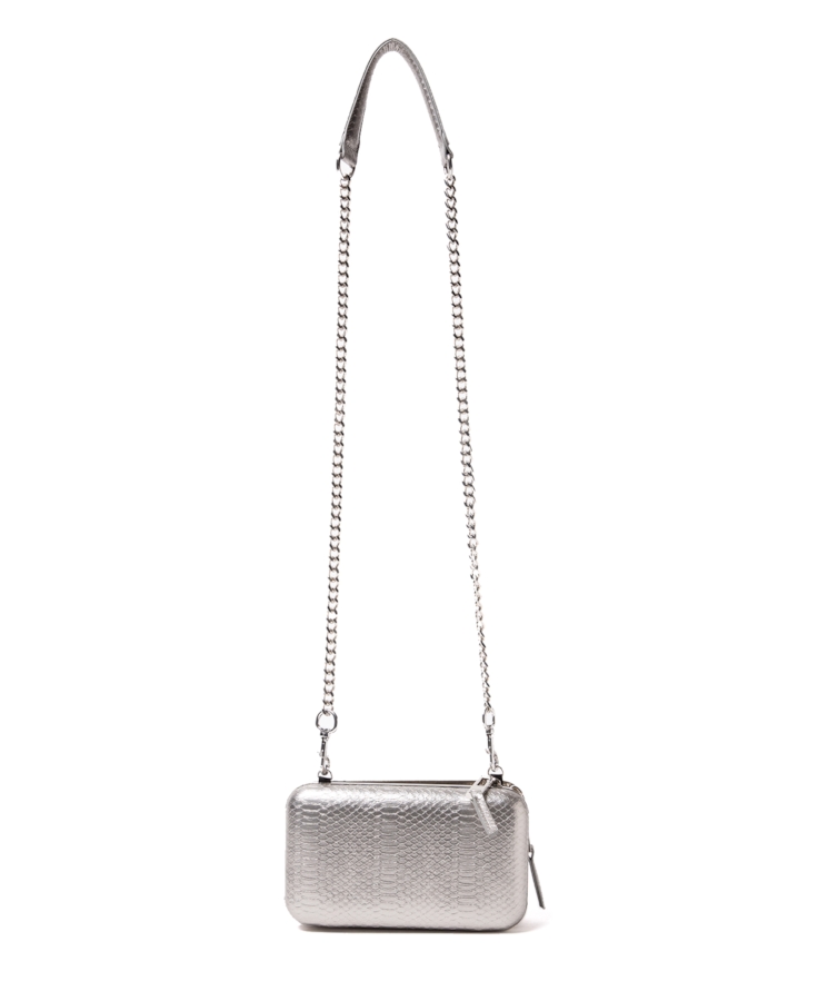Bolsa Clutch Mia Ellus Prata