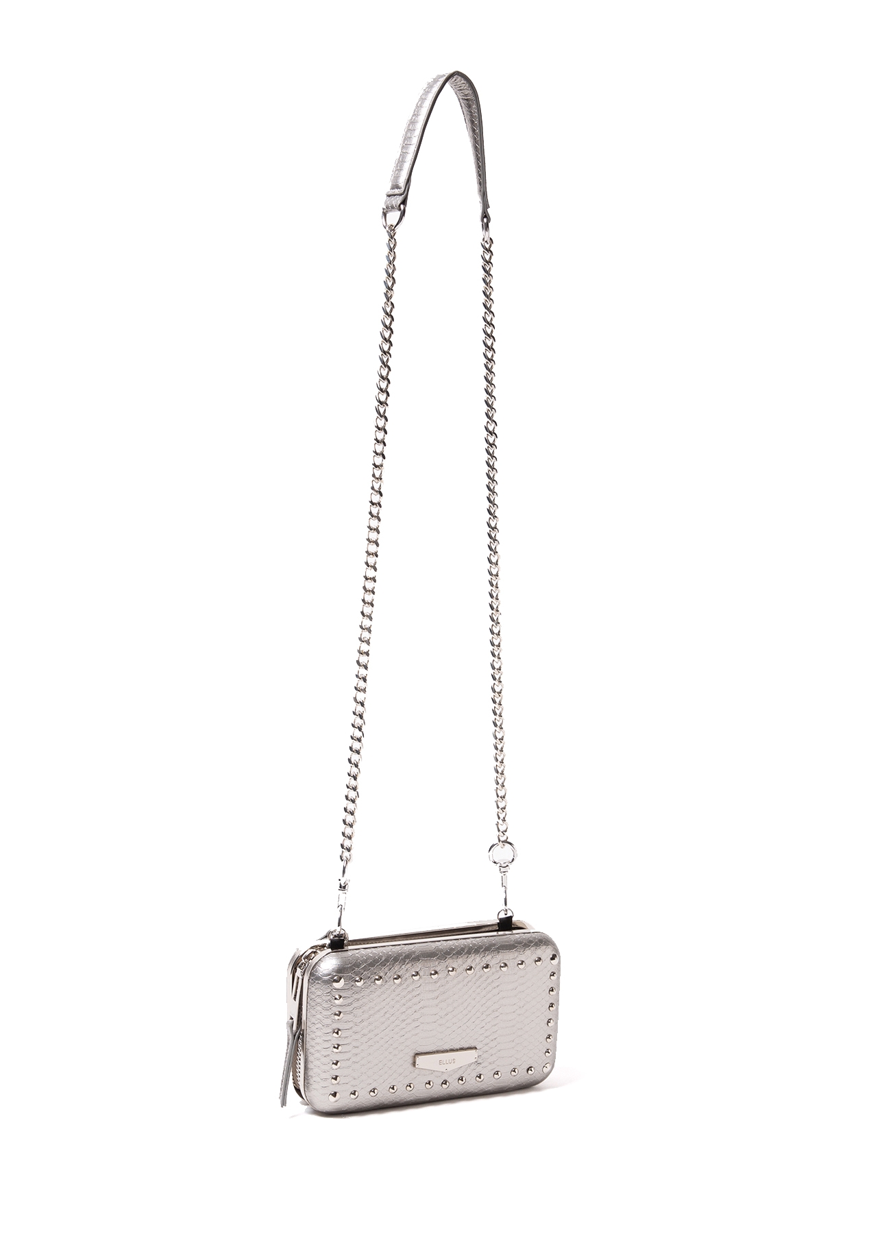 Bolsa Clutch Mia Ellus Prata