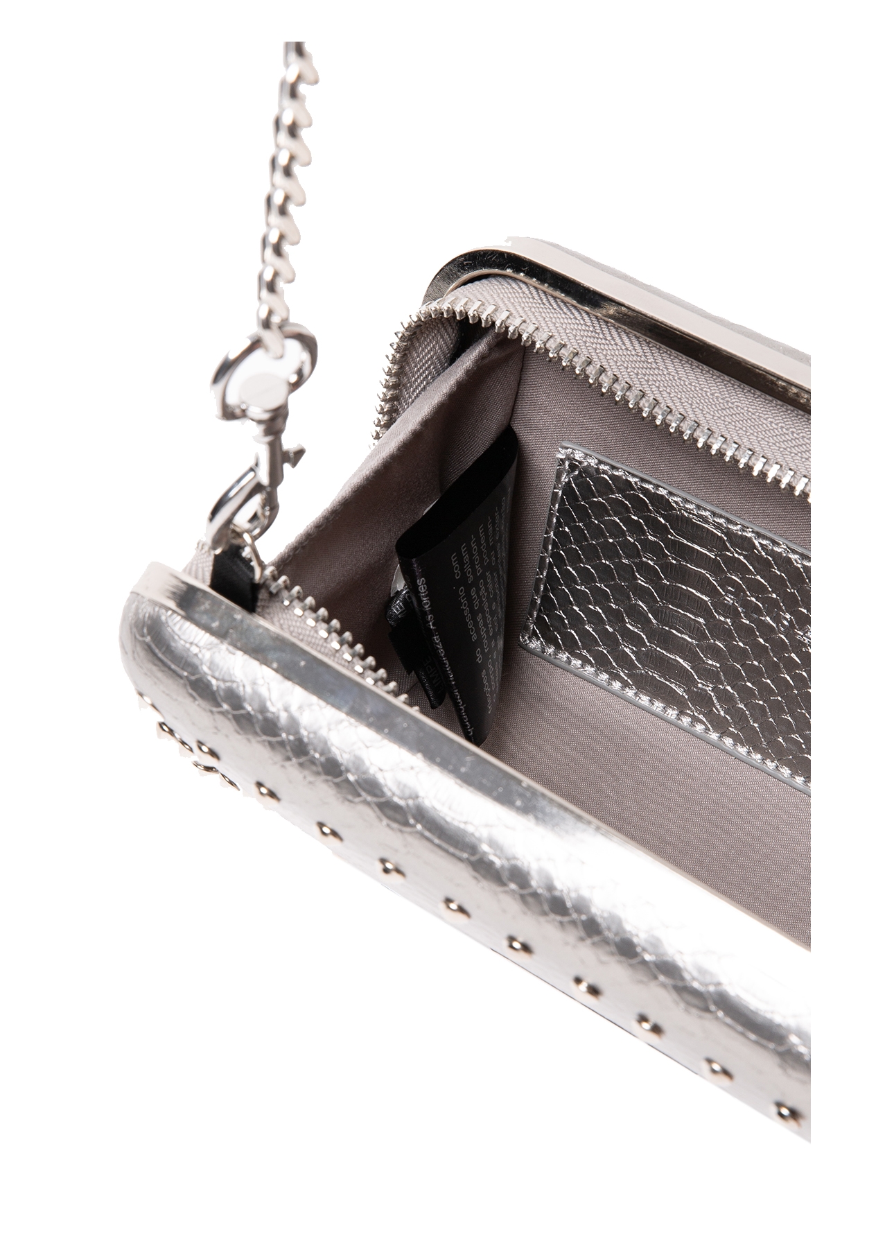 Bolsa Clutch Mia Ellus Prata