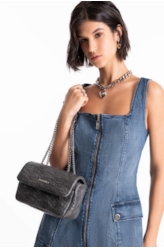 Bolsa Crossbody Avril Ellus Grafite