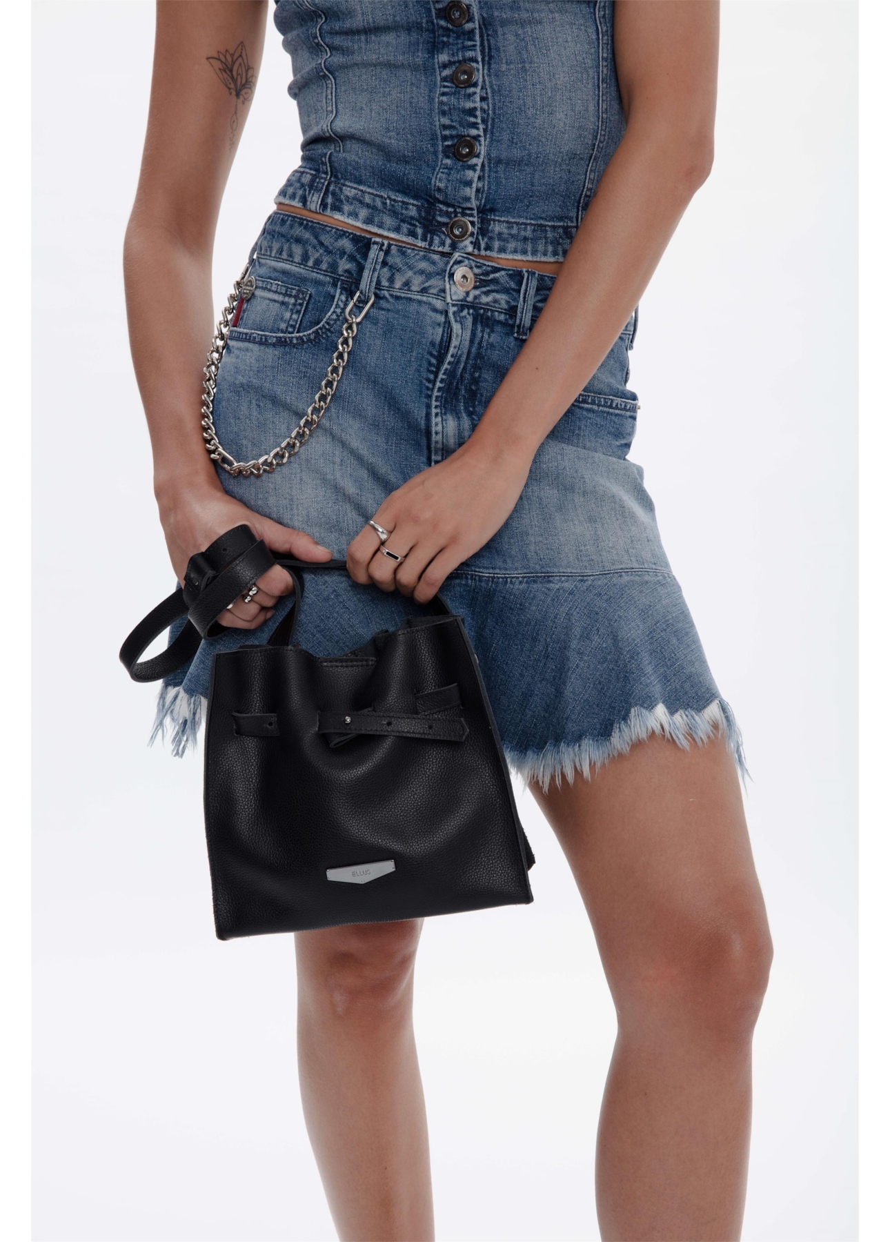 Bolsa Crossbody Bag Caicos Ellus Preto